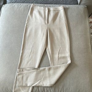 Nude dress slit pants